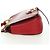 Borsa a Spalla Miu Miu Chain Dahlia in Pelle Rossa e Oro Auth 177448A Rosso D'oro - vista 3
