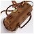 Borsa Mini Boston MCM Logogram Vicetos in PVC 2way Marrone Oro Auth 178481 D'oro - vista 6