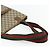 Borsa Tote GUCCI GG Supreme Web Sherry Line PVC Beige Oro 39 02 003 Auth ka4157 - vista 7