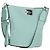 Borsa a Spalla Salvatore Ferragamo Gancini in Pelle Argento Peppermint Auth BD070AV Verde