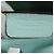 Borsa a Spalla Salvatore Ferragamo Gancini in Pelle Argento Peppermint Auth BD070AV Verde - vista 24