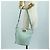 Borsa a Spalla Salvatore Ferragamo Gancini in Pelle Argento Peppermint Auth BD070AV Verde - vista 25
