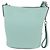 Borsa a Spalla Salvatore Ferragamo Gancini in Pelle Argento Peppermint Auth BD070AV Verde - vista 3