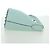 Borsa a Spalla Salvatore Ferragamo Gancini in Pelle Argento Peppermint Auth BD070AV Verde - vista 5