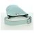 Borsa a Spalla Salvatore Ferragamo Gancini in Pelle Argento Peppermint Auth BD070AV Verde - vista 7