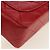 Borsa CHANEL Mini Matelasse 17 in pelle di agnello rossa e oro CC Auth 156630 Rosso D'oro - vista 12
