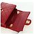 Borsa CHANEL Mini Matelasse 17 in pelle di agnello rossa e oro CC Auth 156630 Rosso D'oro - vista 15