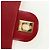 Borsa CHANEL Mini Matelasse 17 in pelle di agnello rossa e oro CC Auth 156630 Rosso D'oro - vista 16
