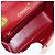 Borsa CHANEL Mini Matelasse 17 in pelle di agnello rossa e oro CC Auth 156630 Rosso D'oro - vista 18
