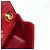 Borsa CHANEL Mini Matelasse 17 in pelle di agnello rossa e oro CC Auth 156630 Rosso D'oro - vista 19