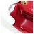 Borsa CHANEL Mini Matelasse 17 in pelle di agnello rossa e oro CC Auth 156630 Rosso D'oro - vista 20