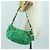 Borsa a Spalla PRADA Nylon Verde Oro Auth 156456 D'oro - vista 24