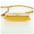 Borsa a Spalla con Catena PRADA Nylon Pelle Oro Giallo Auth 143507 D'oro - vista 12