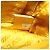 Borsa a Spalla con Catena PRADA Nylon Pelle Oro Giallo Auth 143507 D'oro - vista 24