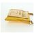 Borsa a Spalla con Catena PRADA Nylon Pelle Oro Giallo Auth 143507 D'oro - vista 5