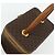 Céline Beauty Case CELINE Macadam Canvas PVC Pelle Marrone Oro Auth 178930A D'oro - vista 6
