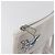 Hermès HERMES Trousse Flats Adada Pouch Cotone Bianco Argento Auth bs35071V - vista 12