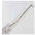 Hermès HERMES Trousse Flats Adada Pouch Cotone Bianco Argento Auth bs35071V - vista 6
