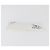 Hermès HERMES Trousse Flats Adada Pouch Cotone Bianco Argento Auth bs35071V - vista 7