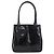 Borsa Tote Salvatore Ferragamo in vernice nera e argento Auth bs34940 Nero - vista 13