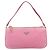 PRADA Accessory Pouch Nylon Pink Silver Auth 178018 Silvery - view 13