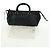 Sac à main PRADA en cuir noir argenté Auth 162511V - vue 24
