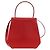 Céline Borsa CELINE in pelle 2way Rosso Oro Auth 107984 D'oro - vista 3