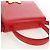 Céline Borsa CELINE in pelle 2way Rosso Oro Auth 107984 D'oro - vista 6