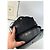Vintage Givenchy Paris Flap Shoulder Bag aus schwarzem Leder mit 4G-Logo - Ansicht 4