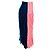 Autre Marque Gonna Milo Crinkle Colorblock Partow Navy / Pink / Blue Sunset Multicolore - vista 2