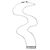 Pendente Tiffany T Horizontal Bar in oro bianco e diamanti Tiffany & Co. - vista 3