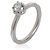 Graff Laurence Graff Signature Verlobungsring mit rundem Brillanten von 0,5 ct - Ansicht 2