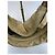 Borsa Hobo Tory Burch Dean in Pelle Oro D'oro - vista 3