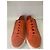 Sneakers Tory Burch Perforated in pelle e camoscio - Arancione - vista 3