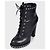 Alexander McQueen Black Leather Ankle Boots Sz.39 pre-owned - view 3