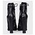 Alexander McQueen Black Leather Ankle Boots Sz.39 pre-owned - view 4