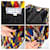 Yves Saint Laurent Variation Jacke mit geometrischem Harlekin-Print Mehrfarben  - Ansicht 10