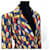 Yves Saint Laurent Variation Jacke mit geometrischem Harlekin-Print Mehrfarben  - Ansicht 9