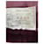 Plaid Yves Saint Laurent YSL rose motif patchwork Bordeaux  - vue 4
