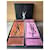 Plaid Yves Saint Laurent YSL rose motif patchwork Bordeaux  - vue 8