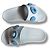 Burberry Furley Ciabatte in gomma blu Bianco - vista 14