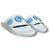 Burberry Furley Ciabatte in gomma blu Bianco - vista 6
