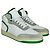 Saint Laurent SL 80 Sneakers alte in pelle e scamosciato Bianco Verde Grigio