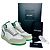 Saint Laurent SL 80 Sneakers alte in pelle e scamosciato Bianco Verde Grigio - vista 2