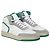 Saint Laurent SL 80 Sneakers alte in pelle e scamosciato Bianco Verde Grigio - vista 6