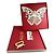 Coffret Cadeau Dior Édition Limitée Papillons et Fleurs Marron Rose Blanc Rouge Doré Vert