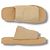 Ciabatte Burberry in pelle beige con logo - vista 4