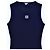 Vestido Loewe Tank largo de algodón sin mangas con rayas Blanco Naranja Azul oscuro - vista 10