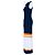 Vestido Loewe Tank largo de algodón sin mangas con rayas Blanco Naranja Azul oscuro - vista 6