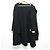Autre Marque Abrigo con capucha de lana Mossa PLAIN PEOPLE Negro - vista 3